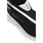 Boris Bidjan Saberi Black and White Salomon Edition Nordic Hybrid Sneakers