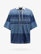 Dsquared2   Denim Rugby Polo Blue   Mens