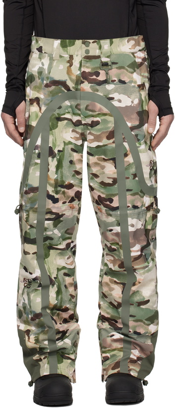 Photo: RCOS Khaki Taped Seam Nylon Shell Track Pants