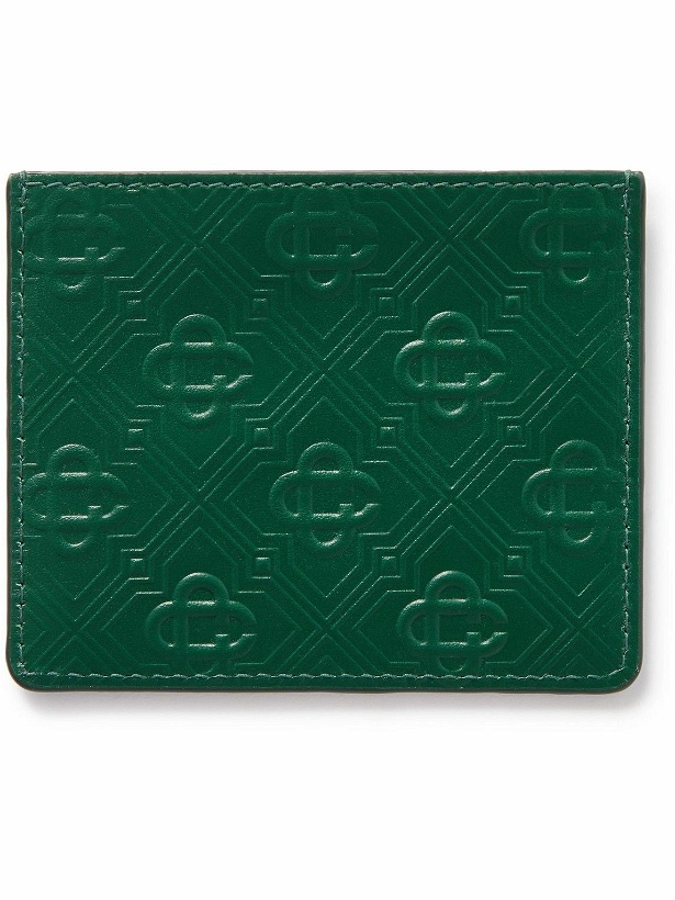 Photo: Casablanca - Logo-Embossed Leather Cardholder