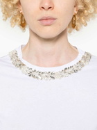 ERMANNO - Embroidered Cotton T-shirt