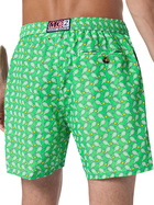 MC2 Saint Barth Man Lightweight Fabric Swim-shorts Lighting Micro Fantasy With Tennis Print