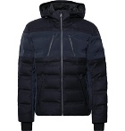 Aztech Mountain - Nuke Waterproof Wool-Blend and Shell Down Ski Jacket - Navy