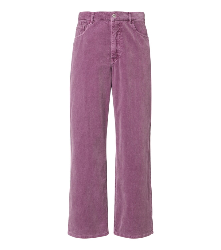 Photo: Auralee Cotton corduroy wide-leg pants