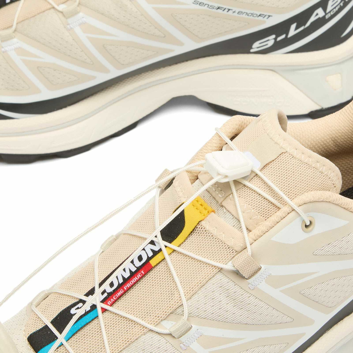 Salomon XT-6 Sneaker in Rainy Day/Black/White