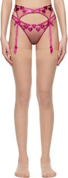 Agent Provocateur Pink Liliya Garter Belt