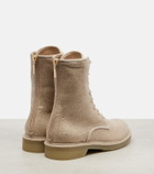 Max Mara Baker cashmere combat boots
