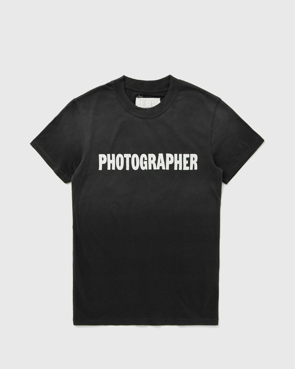 ERL PHOTOGRAPHER T-SHIRT KNIT Black Mens Shortsleefe