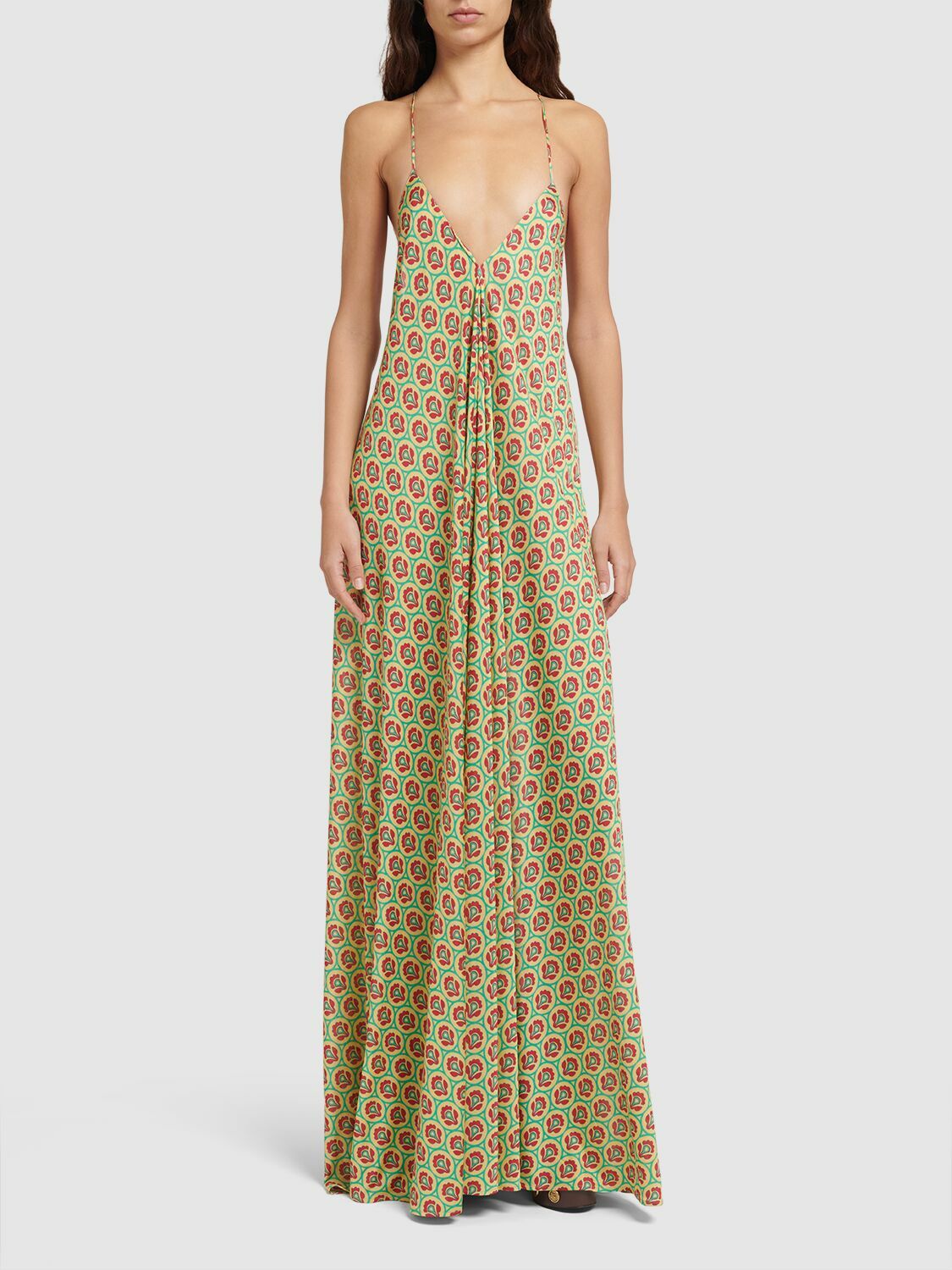 ワンピース ETRO Printed Viscose Dress ETRO - Printed Viscose Long Dress Etro