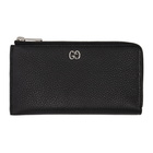 Gucci Black GG Signature Zip Wallet