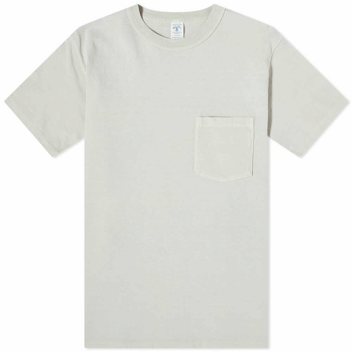 Photo: Velva Sheen Men's Pigment Dyed Pocket T-Shirt in Grey