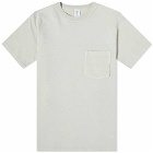 Velva Sheen Men's Pigment Dyed Pocket T-Shirt in Grey