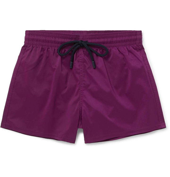 Photo: Vilebrequin - Man Short-Length Swim Shorts - Purple