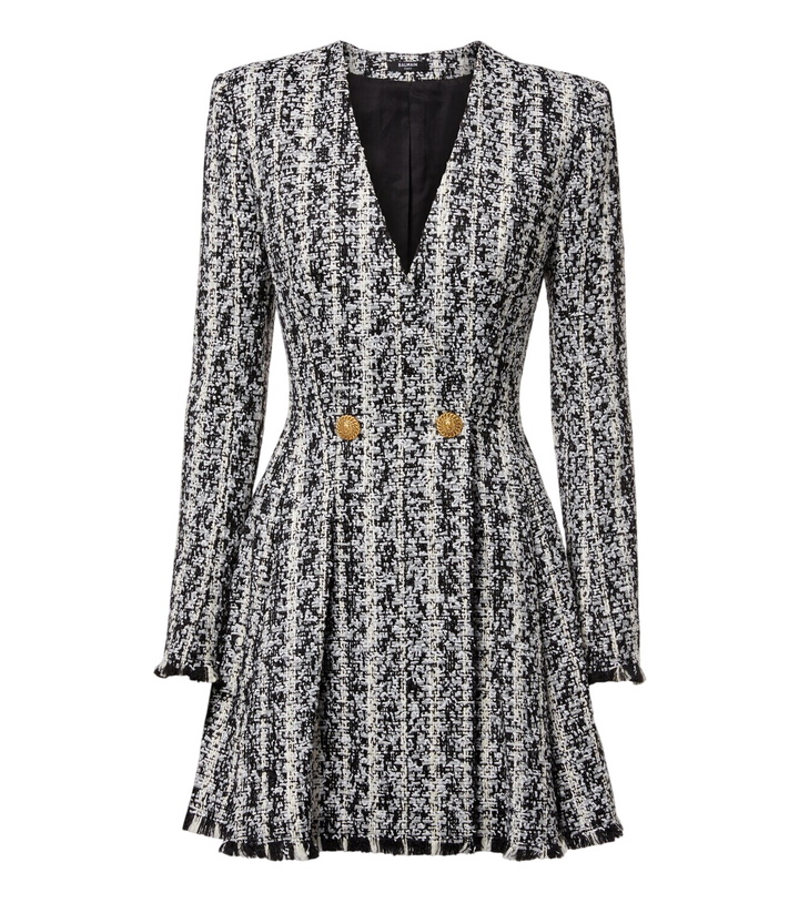Photo: Balmain Tweed minidress