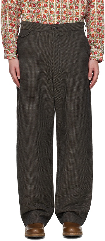 Photo: Engineered Garments Brown Officer Trousers