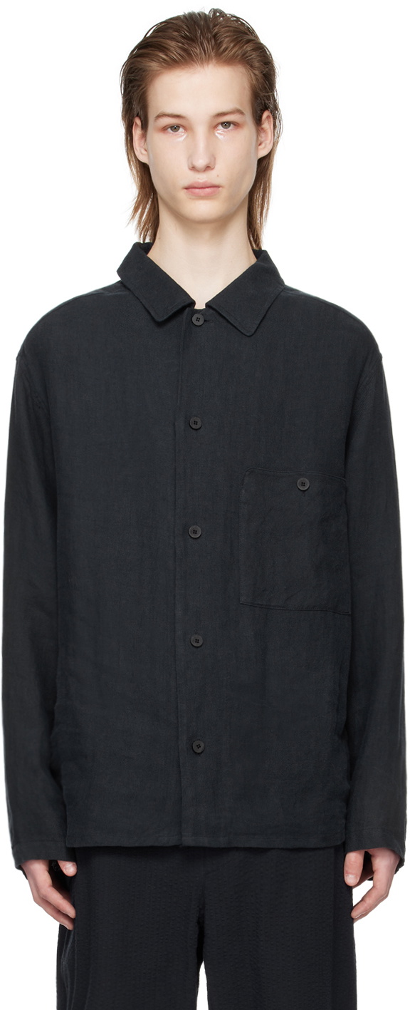 DOCUMENT Navy French Shirt