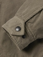 The Row - Noggu Cotton-Corduroy Jacket - Green