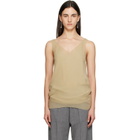 TOTEME Beige Chiffon Slip Top