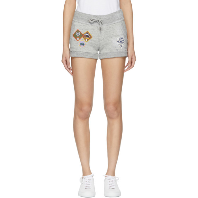 Photo: Dsquared2 Grey Patch Lounge Shorts