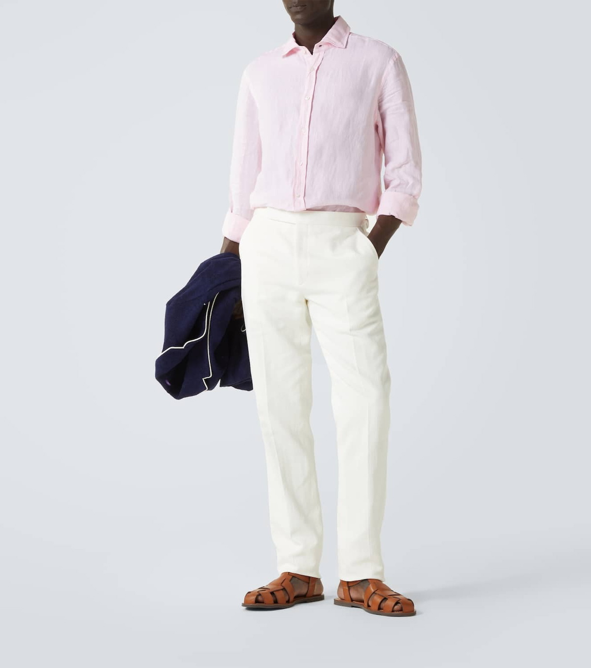 Ralph Lauren Purple Label Leather fisherman sandals