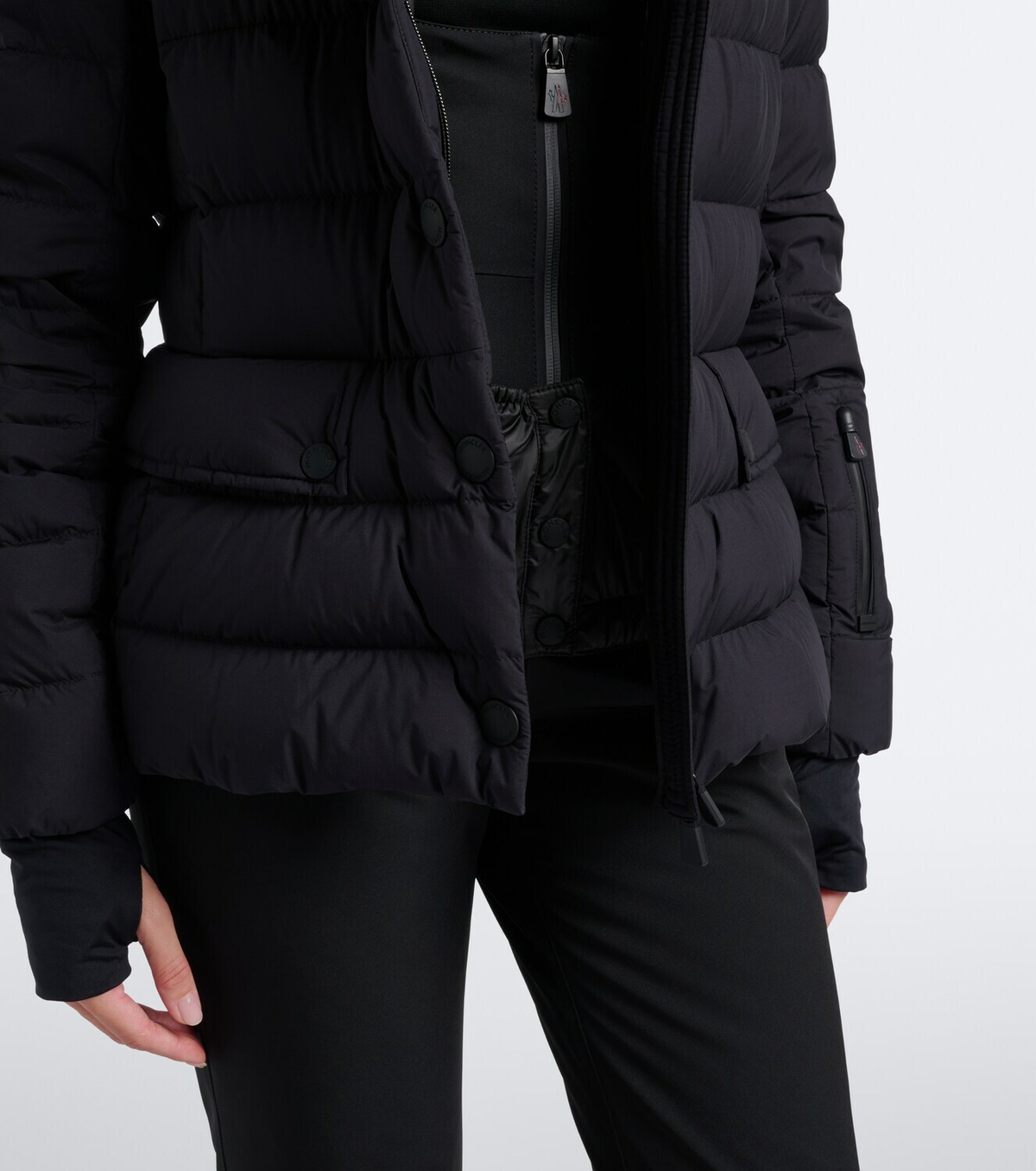 Moncler Grenoble Armoniques shearling-trimmed ski jacket