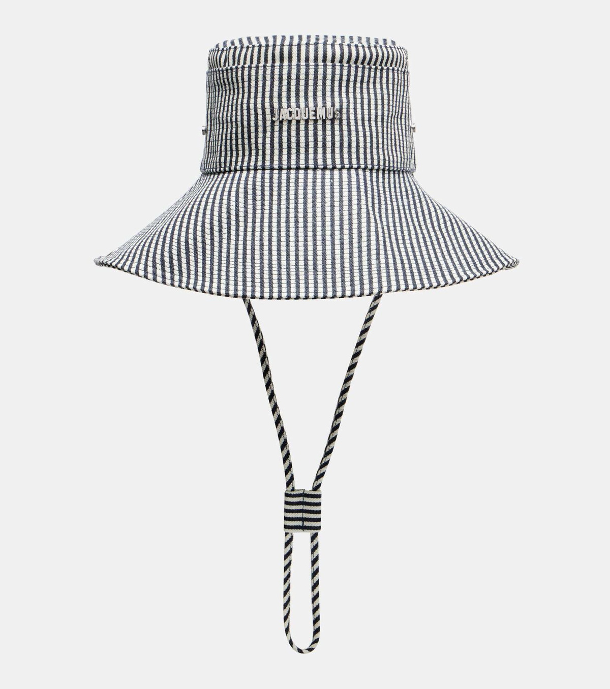 Jacquemus De-Nîmes striped denim bucket hat Jacquemus