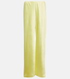 Vince - High-rise wide-leg satin pants