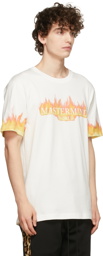 mastermind WORLD White & Orange Frame T-Shirt