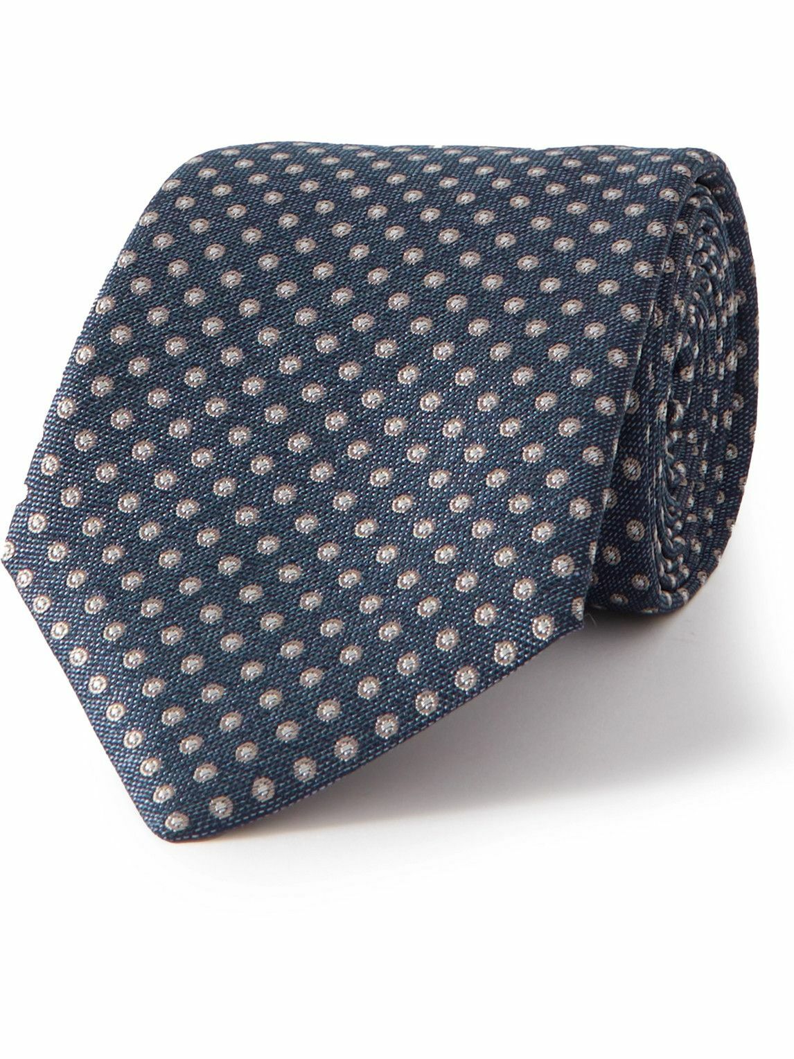 Canali - 8cm Silk-Jacquard Tie Canali