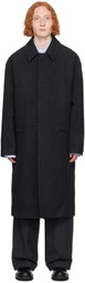 Juun.J Gray Herringbone Coat