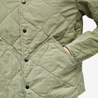 Save Khaki Men's Flight Quilted Liner Jacket in Olive