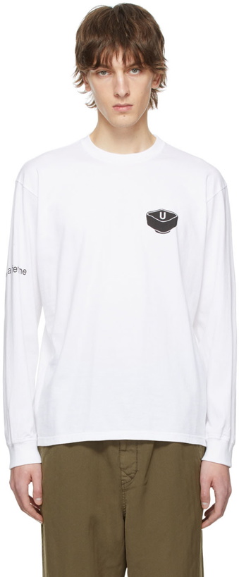 Photo: Undercover White Cotton Long Sleeve T-Shirt