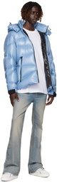 Moncler Blue Yonne Down Jacket