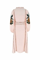 Farm Rio Pastel Pink Linen Blend Dress