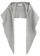 Lisa Yang Rina Brushed Cashmere Hood - Grey - One Size