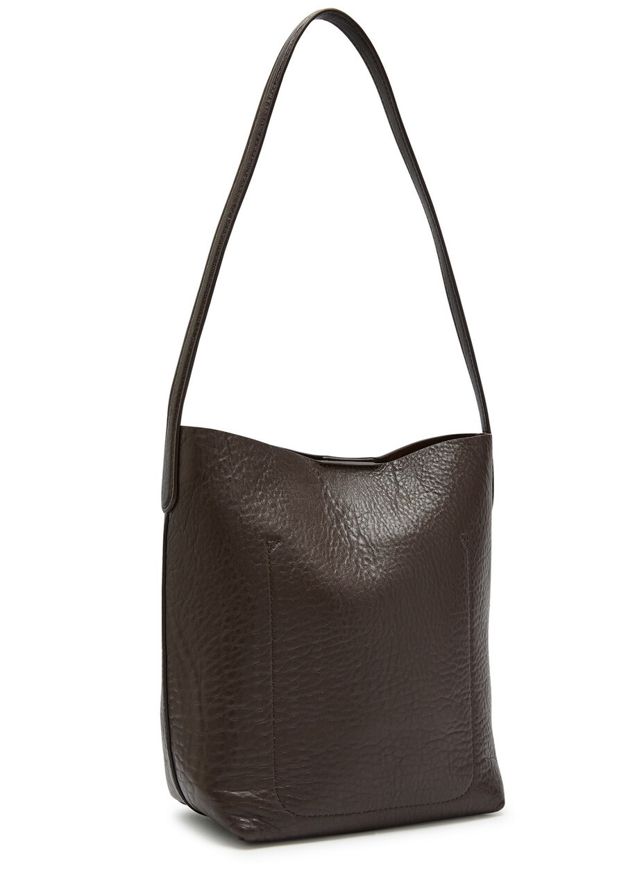 Mansur Gavriel Everyday Small Leather Tote bag - Dark Brown - One Size