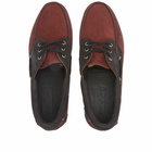 Timberland Men's 3-Eye Classic Lug Shoe in Burgundy Nubuck