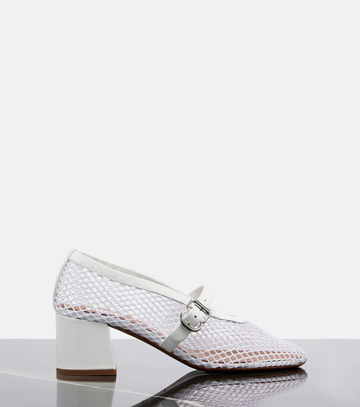 Alaïa Babies mesh Mary Jane pumps