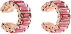 Magda Butrym Rose Gold & Pink 06 Ear Cuffs