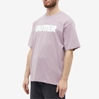 Butter Goods Rounded Logo T-Shirt in Washed Berry