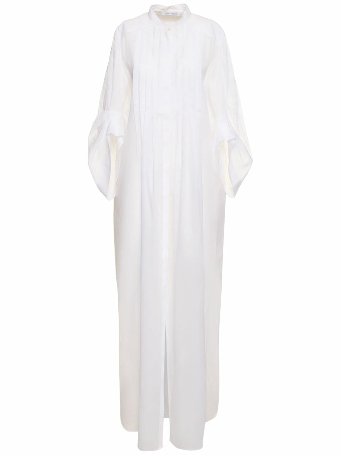 alberta ferretti shirt dress Alberta Ferretti Printed silk maxi shirt dress|A046016541002