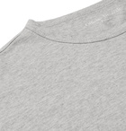 Officine Generale - Mélange Cotton-Jersey T-Shirt - Gray