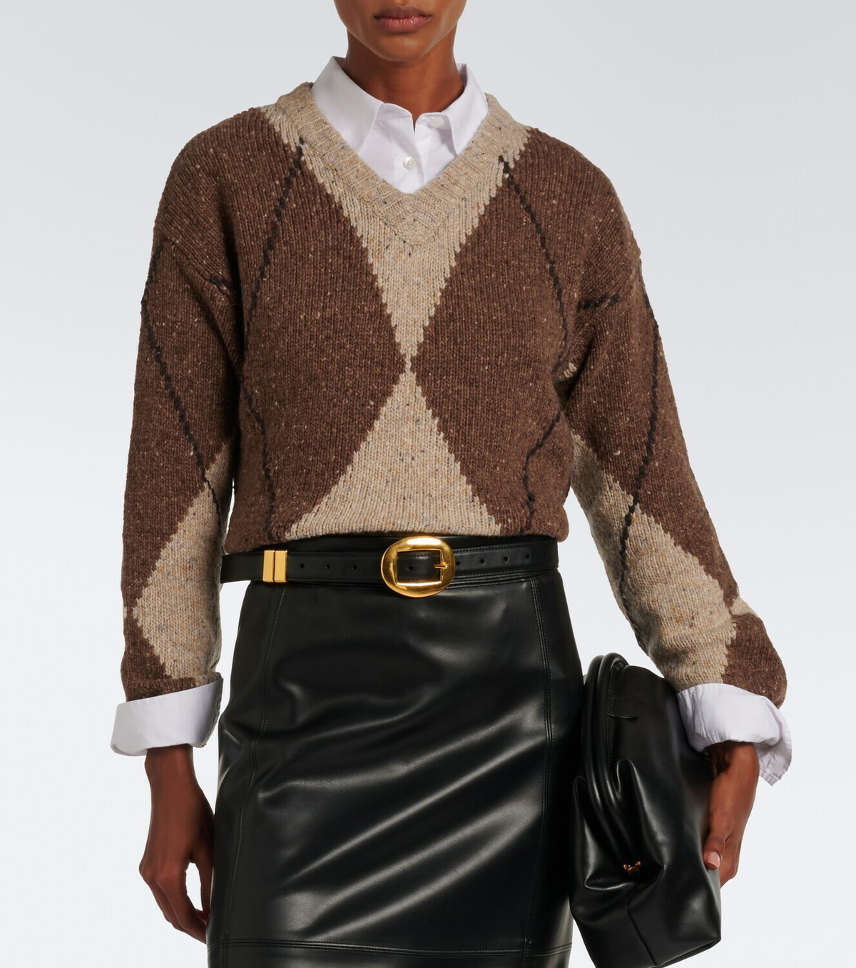 Altuzarra Parish argyle wool and alpaca blend sweater