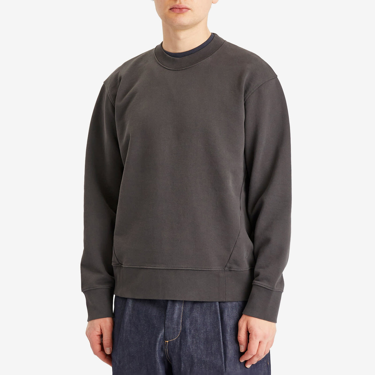 Folk Men's Anniversary Crew Sweatshirt in Soft Black