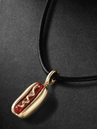 Annoushka - Hot Dog 18-Karat Gold and Agate Necklace Pendant