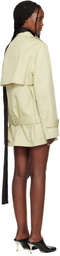 Commission Beige Hunter Mini Trench Coat