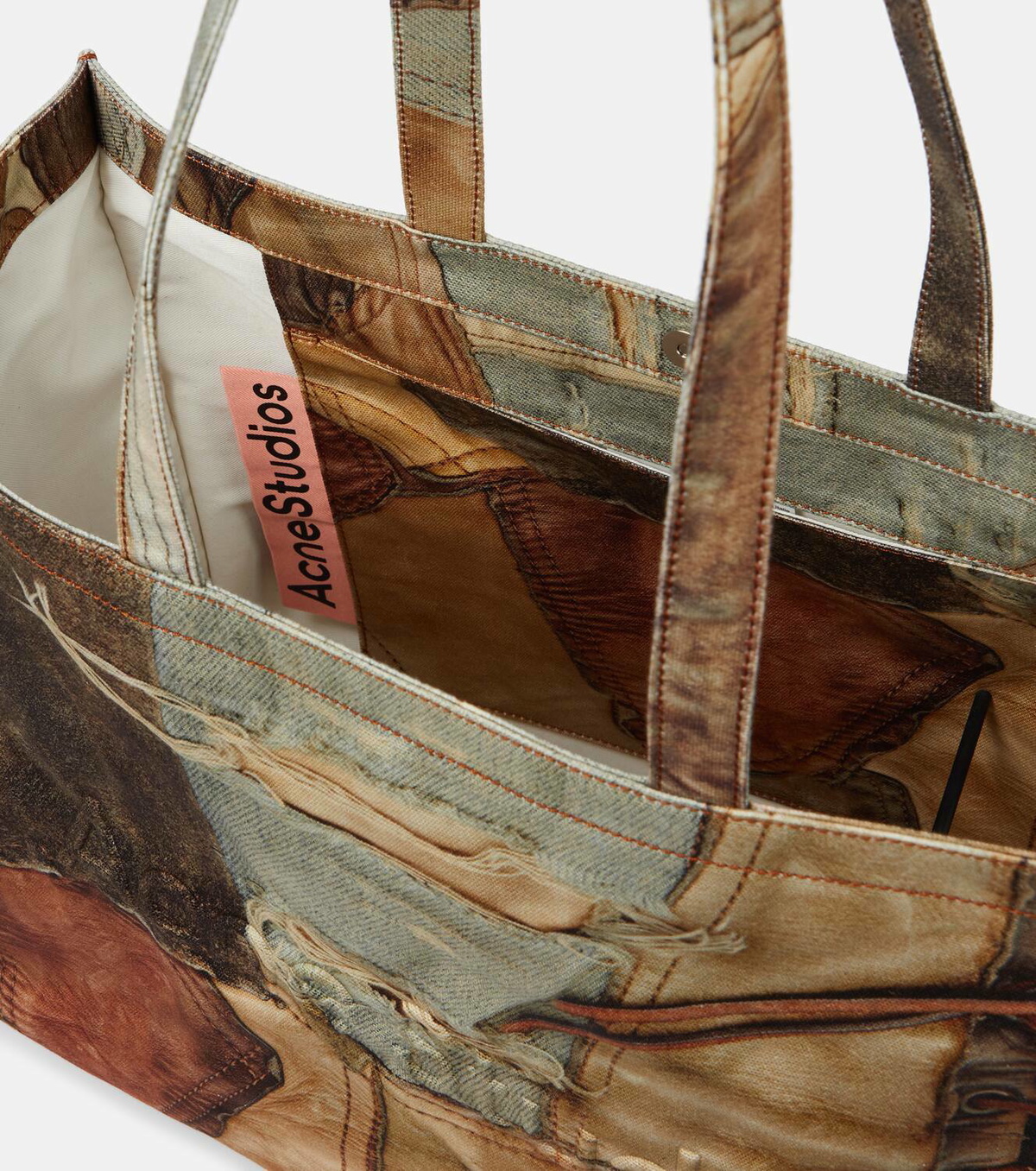 Acne Studios Logo printed tote bag Acne Studios