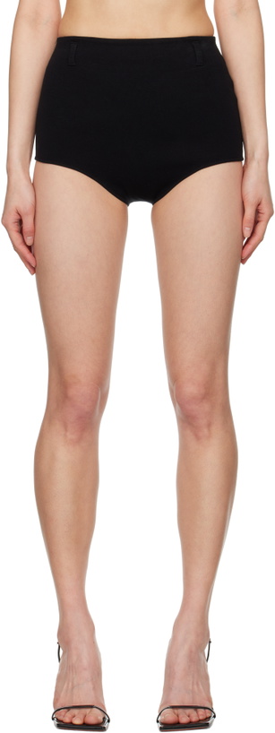 Photo: Coperni Black Knitted Shorts