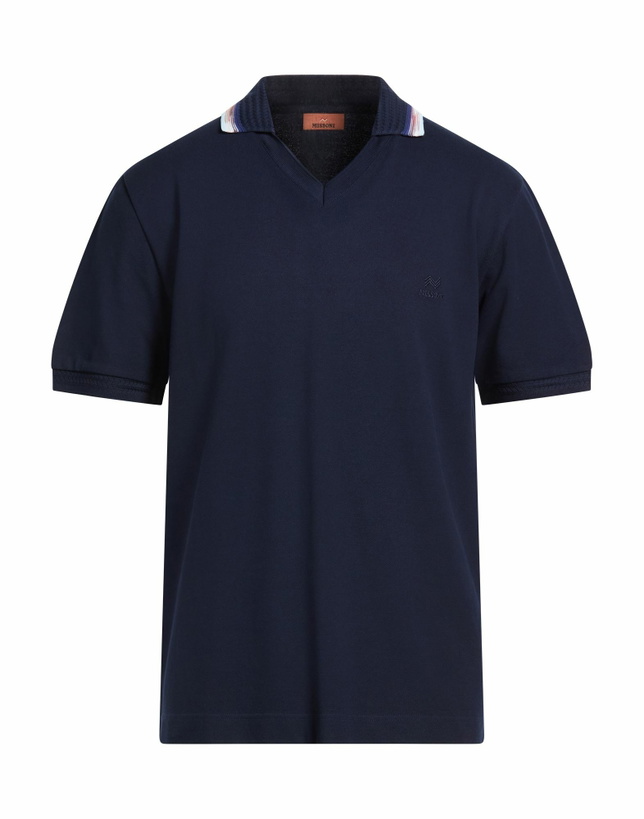Photo: Missoni Mens Polo shirt in Navy