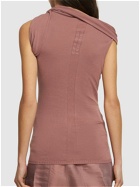 RICK OWENS Twisted Jersey Sleeveless Top